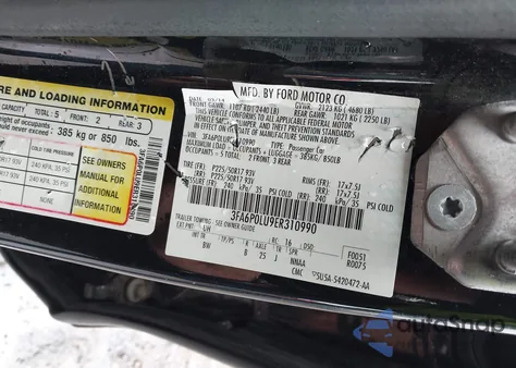 2014 Ford Fusion Hybrid Se from USA, damaged, VIN 3FA6P0LU9ER310990